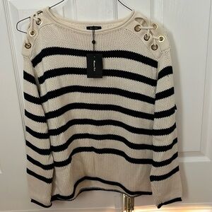 Massimo Dutti Striped Sailor Sweater. NWT